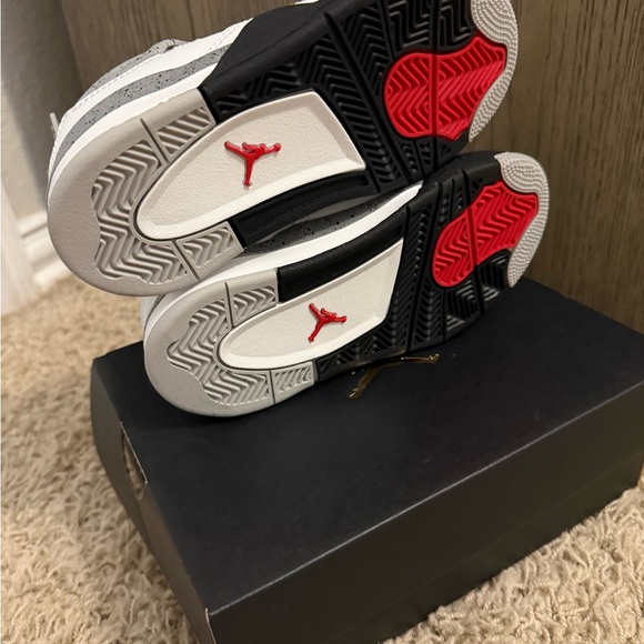 Jordan Kids Black Red and Gray Sneakers****Authentic*****